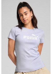 Resim Puma Polo Ess No. 1 Logo Para Mujer Kadın Tişört Açık Mavi 