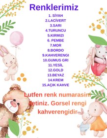 Resim BeybiNest Kişiye Özel Nakış İşlemeli İsimli Emzik Tutucu , İsimli Emzik Askısı 