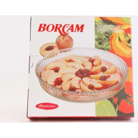 Resim Paşabahçe 59014 Borcam Büyük Yuvarlak Tepsi 