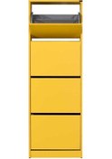 Resim Flat Duo 4 Katlı Ayakkabılık-Sarı 51x157x26 cm (GxYxD) Hardal 