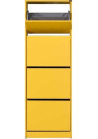 Resim Flat Duo 4 Katlı Ayakkabılık-Sarı 51x157x26 cm (GxYxD) Hardal 
