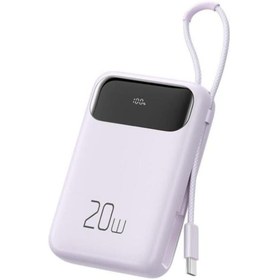 Resim Mcdodo Mc-3245 20w Pd Qc 10000 Mah Powerbank Type-c Kablolu Mor 