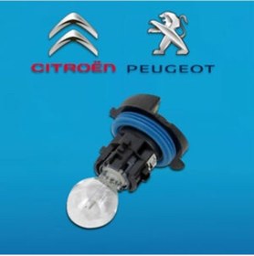 Resim Gündüz Far Ampülü Komple Duylu 12V-Hp24W 3008-5008-C5 