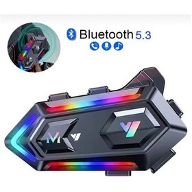 Resim Kask Interkom Bluetooth Kask Mikrofon Kulaklık Stereo Motorsiklet Kulaklık 
