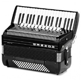Resim Hohner A38221 Amica Forte IV 96 Akordeon (Siyah) 