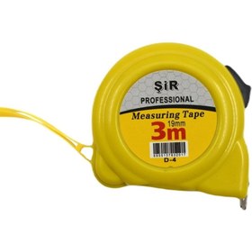 Resim Sır şir Şir Profesyonel Şerit Metre Mezura 3 Metre 19 Mm D4 Gkh 