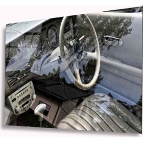 Resim Miyrem Glasses Collection -a1^ Klasik Araba Cam Tablo 