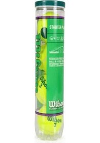 Resim Wilson Starter Play Green Tenis Topu 4'lü Vakum Ambalaj 