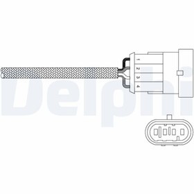 Resim Fiat Bravo 1.6 16V Lambda Sensörü DELPHİ Marka 46762182 