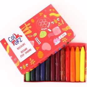 Resim 12li Sert Balmumu Kalem Pastel Boya Seti 