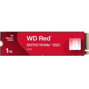 Resim WD Red SN700, WDS100T1R0C, 1TB, 3430/3000, SERVER ve NAS için Enterprise, Gen3, NVMe PCIe M.2 2280, SSD 