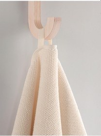 Resim Cotton %100 Banyo Havlusu 70x140 Cm Krem 