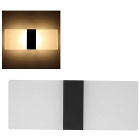 Resim Springsun Sıcak Işıklı Siyah L Büyüklüğünde Led Duvar Lambası - Açı Ayarlanabilir, Göz Koruyucu Mat Kapaklı, Kaliteli Akrilik Ve Aluminyum Diğer 