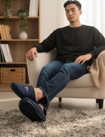 Resim Gezer Erkek Sessiz Yumuşak Taban Ev Misafir Puffy Terlik 