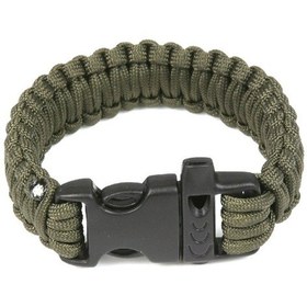Resim Paracord Paraşüt Ipi Düdüklü Bileklik Yeşil 