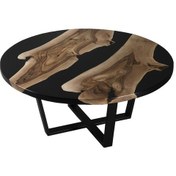 Resim Reçine Sehpa Epoksi Sehpa Epoksi Ahşap Sehpa 