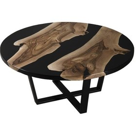 Resim Reçine Sehpa Epoksi Sehpa Epoksi Ahşap Sehpa 