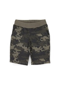 Resim Dobakids Asker Kamuflaj Desenli Erkek Bebek Şortu 9 Ay - 5 Yaş Haki 
