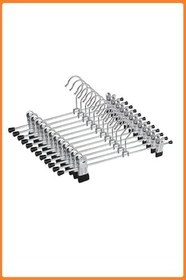 Resim EZMK Ev Gereçleri Mandallı Metal Pantolon & Etek Askısı Gümüş Renk (20 Adet) 