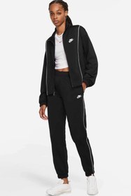 Resim Nike W Essntl Pqe Trk Suit Kadın Eşofman Takım DD5860-011-Siyah 