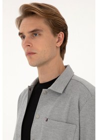Resim U.s. Polo Assn. Erkek Gri Gömlek Örme 50308470-vr024 Gri 