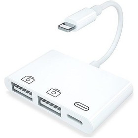Resim Polham iOS Uyumlu İpad, İphone için Lightning To Usb Kamera Okuyucu, M 