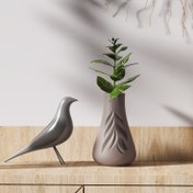 Resim Silikon Yaprak Oyma Vazo Kalıbı, Reçine Döküm, Alçı Beton Vazo Kalıbı - DIY Ev Dekoru, Tekrar Kullanılabilir, Demolasyona Kolay, Yüksek Kaliteli Silikon, Vazo Yapımı Malzemeleri 