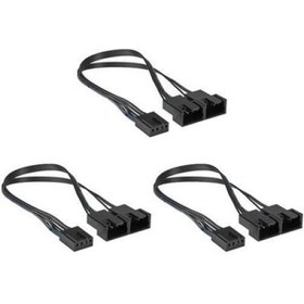 Resim CORSAIR CX-9070003-WW Hydro X Series Two-Way PWM Fan Splitter Cables (Three Pack) 