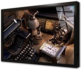 Resim Daktilo Çerçeveli Cam Tablo 20x30 cm CA23254 