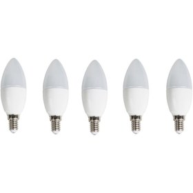 Resim FOBLIGHT 7 Watt E14 Buji Ampul - Gün Işığı - 5li Paket 