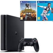 Resim PS4 Slim 1 TB Oyun Konsolu + PS4 Pubg + PS4 Fifa 19 Türkçe 