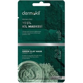 Resim Dermokil Peeling Etkili Yeşil Kil Maske 15ml 