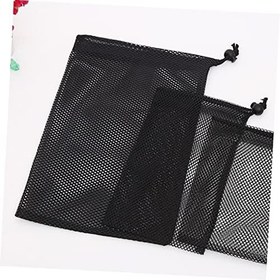 Resim BESPORTBLE 5adet Polyester Golf Topu Taşıma Ağı Çantası Dayanıklı Geniş Ağız Tasarımı Ile Kolay Kullanım Çok Amaçlı Spor Topu Depolama Çantası Taşınabilir Ve Hava 