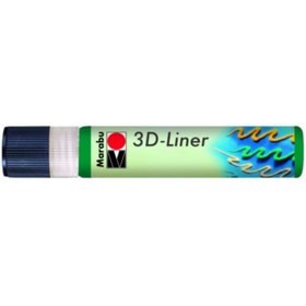 Resim Marabu 3D Liner Boyutlu Boncuk Boyası 25ml No:667 Koyu Yeşil 