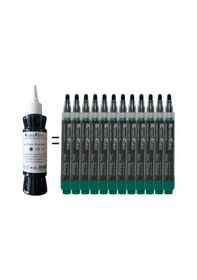 Resim Green Class Mürekkep Seti-Yeşil 6X100 600 Ml 