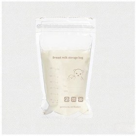 Resim Kangvka Cmbear Anne Sütü Saklama Poşeti 220ml 60 Adet, Pe/pet Malzeme, Çift Fermuar Leakproof, Akış Hızı Kontrolü, Tarih Kaydı Özelliği 