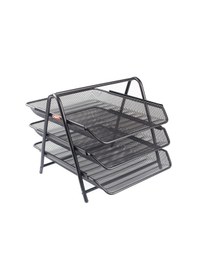 Resim Bigpoint Evrak Rafı Metal 3 Lü Bp413-95 Siyah 