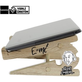 Resim Canestar Tüm Modellerle Uyumlu Taşınabilir Özel Tasarımlı Notebook Laptop Standı (enstein) 