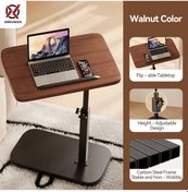 Resim Willowhaven Rv Ceviz Kamp Masa - Katlanır Ayarlanabilir Yükseklik Portatif İç/dış Mekan 