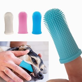 Resim En yumuşak Silikon Evcil Hayvan Diş Fırçası, Köpeğinizin veya Kedinizin Dişlerini Temizlemek İçin Mükemmel 