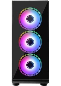 Resim Dangerzone 192-7 Kumandalı 4x Argb Fan Usb 3.0 400w Atx Gaming Bilgisayar Kasası 