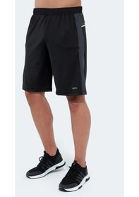Resim Slazenger Raguel Erkek Cepli Fıtness Koyu Gri Şort 