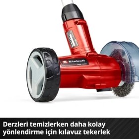 Resim Akülü Derz Temizleme Makinesi Gc-Cc 18 Li Kit Power X- (18 V, Ayarlanabilir Teleskopik Tutamak, Fırçalar, 2,0 Ah Akü ve Şarj Cihazı) 