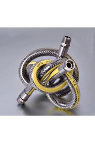 Resim İsmiyle Al Ocak Fırın Doğalgaz Bağlantı Fleksi Extra Korumalı Hortum 0.75 Cm 