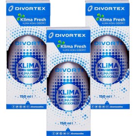 Resim Divortex Limon Kokulu Klima Fresh - Temizleyici Klima150 ml 3 Adet 