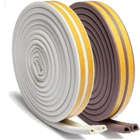 Resim OKÇU KARDEŞLER YAPI MARKET Kapı Pencere Kauçuk Izolasyon Bandı Fitili Yapışkanlı 20 x 2=40 Metre 