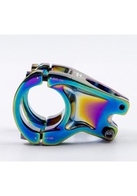 Resim Raptor Alüminyum As-352 35 Mm Riser Mtb Gidon Bisiklet Gidonu Oil Slick Rainbow Renk Gidon Boğazı Çok Renkli 