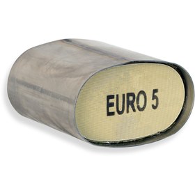 Resim egzoz burada 155x90 Oval L130 revizyon gövde euro 5 katalitik konvertör açık kat katalizör Euro Üniversal Yassı 