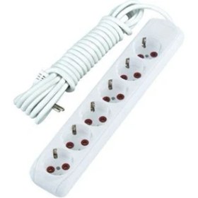 Resim 3 Mt. Kablolu 6 Lı Topraklı Grup Priz 