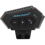 Resim ecocenter Motosiklet Bt-12 Bluetooth V4.2 Uyumlu Intercom Interkom Dinleme Ve Konuşma Özellikli Su Geçirmez 